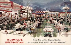 Hilton Cafe International Postcard