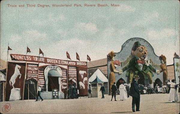 Trixie and Third Degree, Wonderland Park Revere Beach Massachusetts