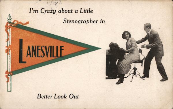 I’m Crazy About A Little Stenographer In Lanesville New York
