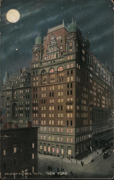 Waldorf-Astoria Hotel New York, NY Postcard