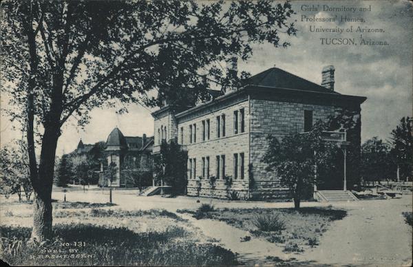 Girls' Dormitory and Professors' Homes, University of Arizona Tucson
