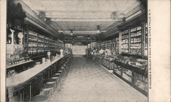 O'Rourke and Hurley's Drug Store Little Falls New York