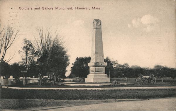 Soldiers and Sailors Monument Hanover Massachusetts
