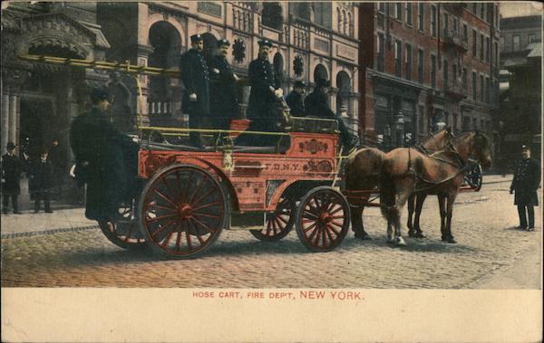 Hose Cart, Fire Dept. New York