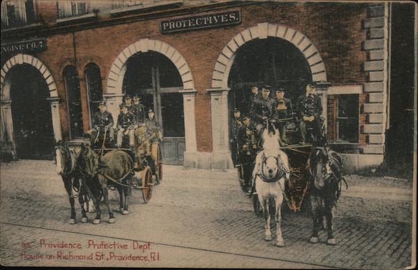 The Providence Protective Dept. House on Richmaond St. Rhode Island
