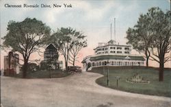 Claremont Riverside Drive Postcard