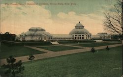 The Conservatory, Botanical Gardens, Bronx Park Postcard
