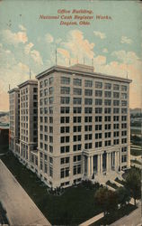 Office Building National Cash Register Works Postcard