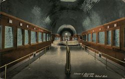 Interior of Aquarium, Belle Isle Postcard