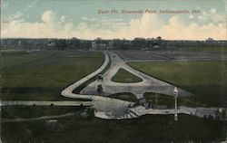 Bear Pit, Riverside Park Postcard