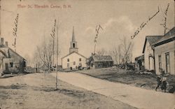 Main Street Meredith Center, NH Postcard Postcard Postcard