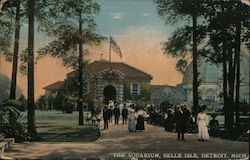 The Aquarium, Belle Isle Detroit, MI Postcard Postcard Postcard