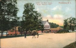 Camel and Boat House, Roger Williams Park Postcard