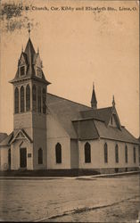 Grace M.E. Church, Cor. Kibby and Elizabeth Sts Postcard