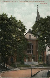 Freemont Street Methodist Church Postcard