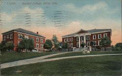 Buchtel College Akron, OH Postcard Postcard Postcard