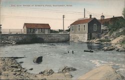 The New Bridge at Strait's Pond Nantasket Beach, MA Postcard Postcard Postcard