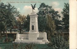 24th Regiment, Conn. Vol. Monument, Middletown, Conn. Connecticut Postcard Postcard Postcard