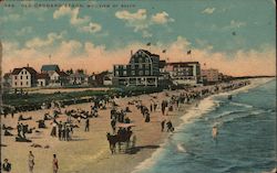 View of Beach Old Orchard Beach, ME Postcard Postcard Postcard
