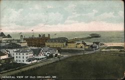 General View Old Orchard Beach, ME Postcard Postcard Postcard