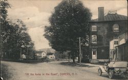 "At the Forks in the Road" Postcard