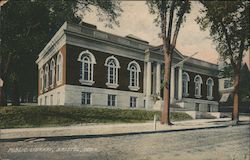 Public Library Bristol, CT Postcard Postcard Postcard