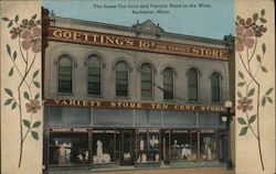 Goetting's Ten Cent and Variety Store Postcard