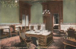 Governor's Room, State Capitol Des Moines, IA Postcard Postcard Postcard