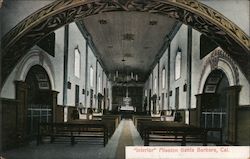 "Interior" Mission Postcard
