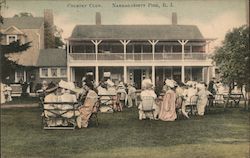 View of Country Club Narragansett Pier, RI Postcard Postcard Postcard