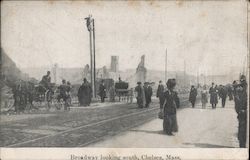 Broadway Looking South Chelsea, MA Postcard Postcard Postcard