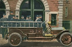 Auto Protective, Providence Fire Department Postcard