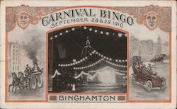 Carnival Bingo, September 28& 29, 1910 Postcard