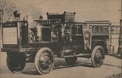 Fire Engine Postcard