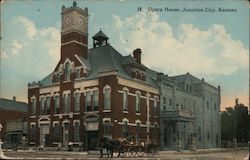 Opera House Junction City, KS Postcard Postcard Postcard