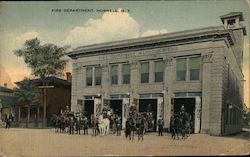 Fire Department Hornell, NY New York Postcard Postcard Postcard