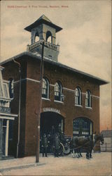 Chemical 3 Fire House Postcard