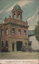 Washington Fire Co. No. 1 Mechanicsburg, PA Postcard Postcard Postcard