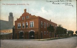 Fire Headquarters Jacksonville, FL Postcard Postcard Postcard