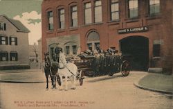 William H. Luther Hook and Ladder Co. No. 5 House Postcard