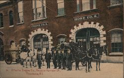 Atlantic Engine Co., House on Harrison St. Providence, RI Postcard Postcard Postcard