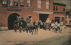 Elmwood Engine Co. No. 11 House on Greenwich St Postcard