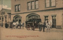 Engine Company No. 22 House Junction Point and Friendship Streets Providence, RI Postcard Postcard Postcard