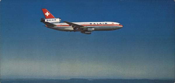 Balair DC-10-30 Airline Advertising