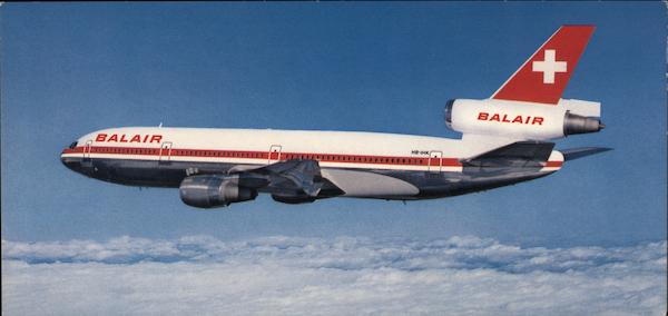 Balair DC-10-30 Airline Advertising