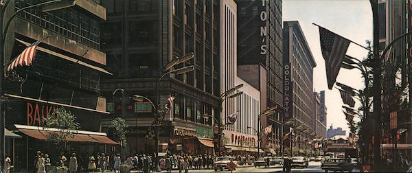 State Street Looking South Chicago Illinois