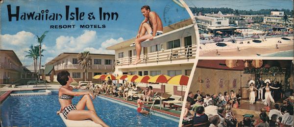 Hawaiian Isle & Inn Resort Motels Miami Beach Florida