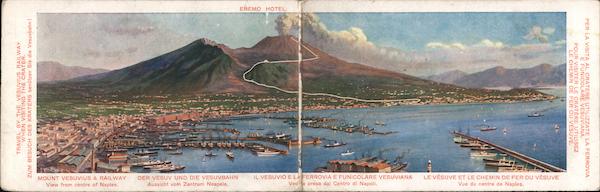 Travel by the Vesuvius Railway Naples Italy