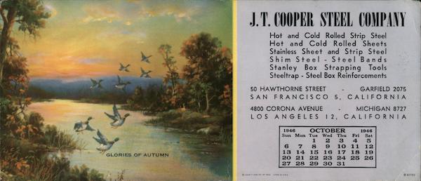 J.T. Cooper Steel Company Advertising