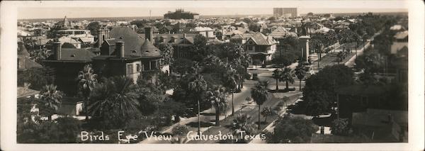 Bird's Eye View of Galveston Texas